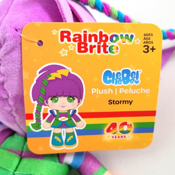 Loyal Subjects Rainbow Brite 40th Anniversary 8" Plush - Stormy & Ticked Pink - Picture 5 of 9